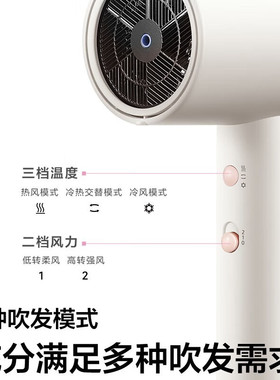 松下小吹筒电吹风机宿舍家用恒温速干电吹风筒负离子护发EH-NE6H