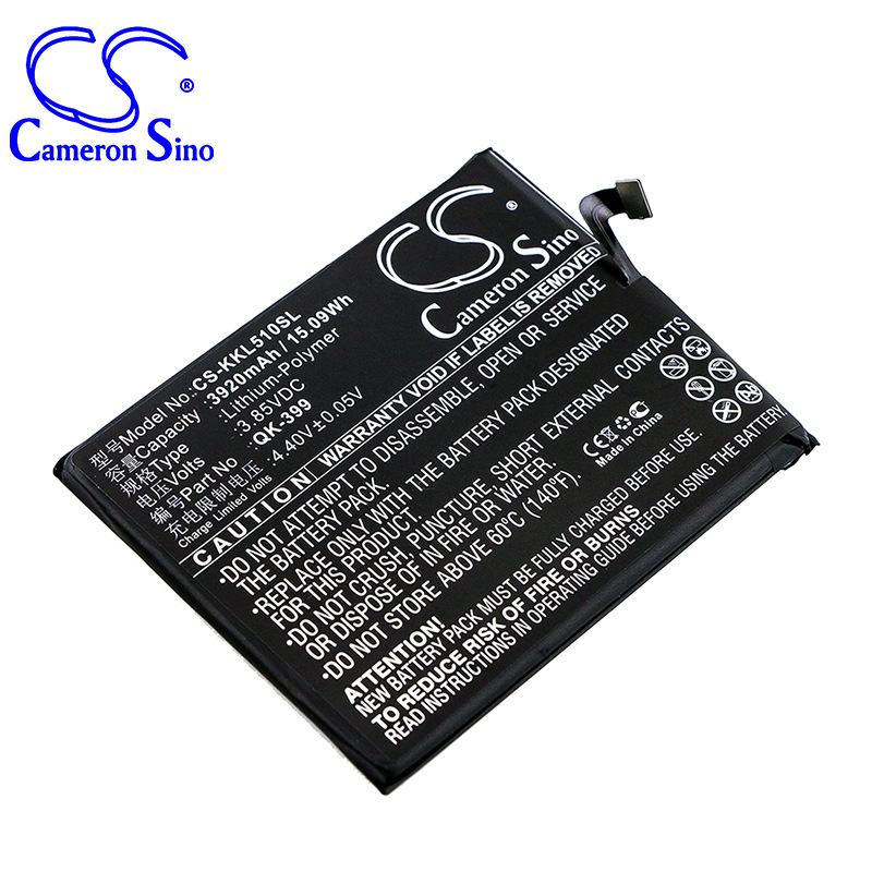 CameronSino适用360手机QiKU N5 N51605-A01手机电池QK-399 - 图0
