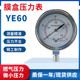 YE60 membrane box pressure gauge Shanghai Yichuan natural gas meter