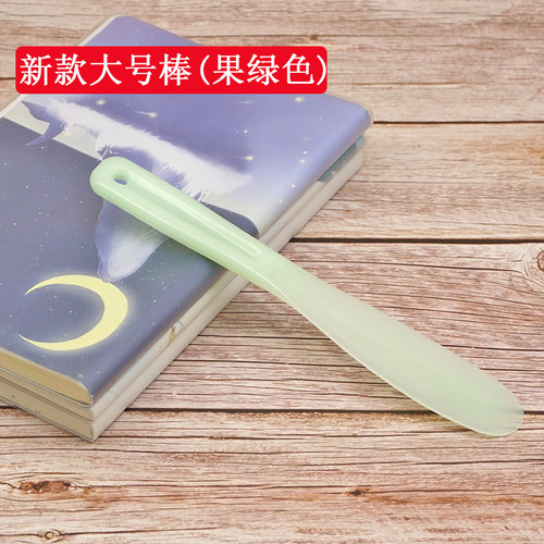 大号调膜棒体膜棒美容院敷药泥膜棒加厚专用硬刮刀硅胶涂抹泥灸棒 - 图2