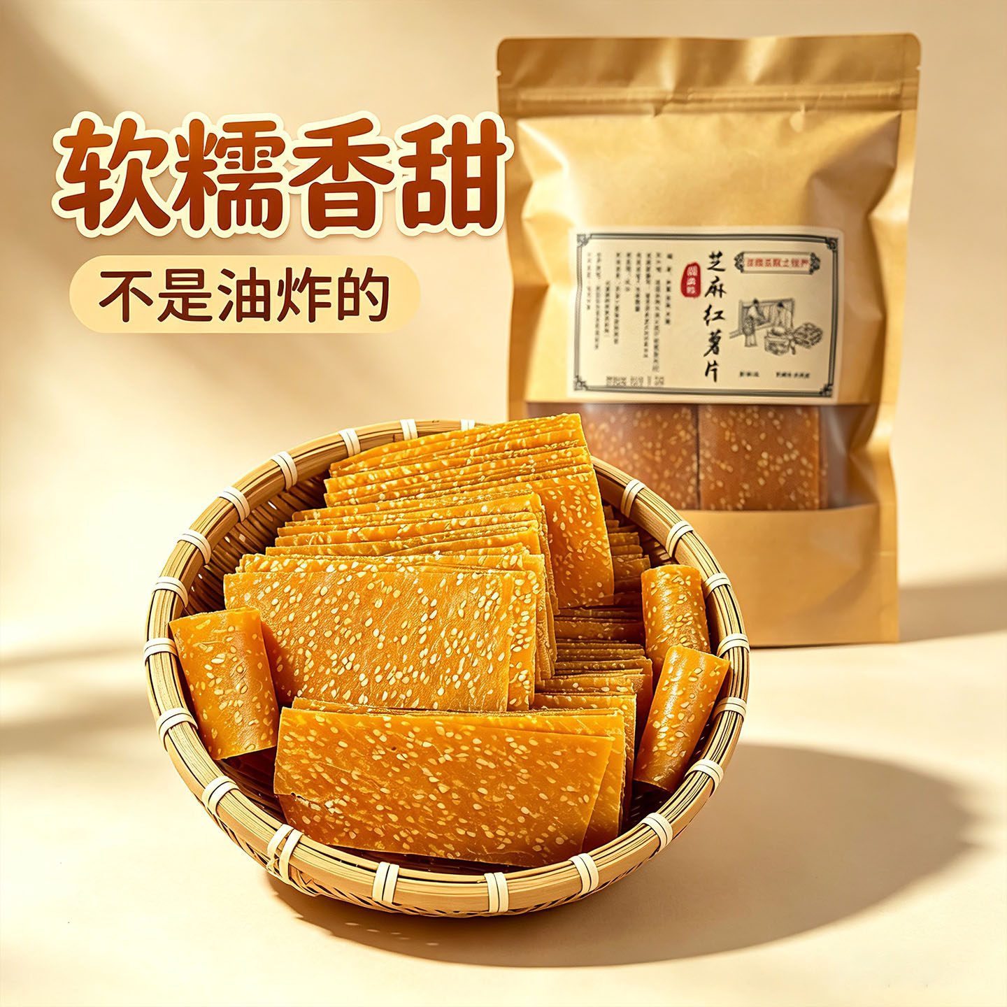 湖南岳阳特产红薯皮片无油地瓜干农家自晒真正的非油炸红薯番薯干