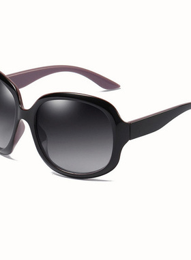 女士大框墨镜偏光镜紫外线复古