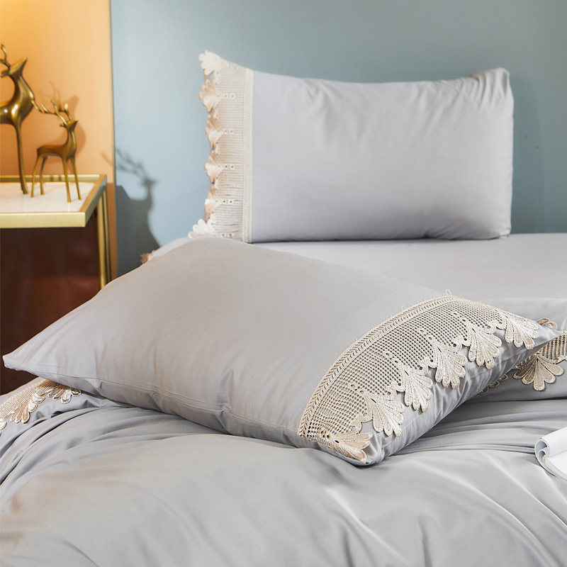 60支贡缎长绒棉蕾丝床裙罩单件裙式欧式床裙公主风全棉床罩三件套,淘宝优惠券,粉丝福利购,淘宝优惠卷