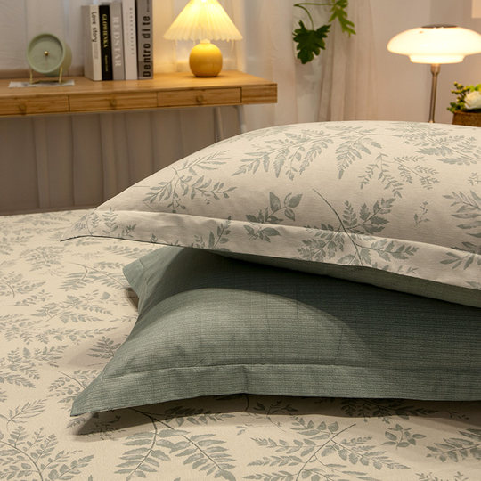 ins全棉枕套48*74一对装纯棉枕头套枕头皮单人学生宿舍枕芯套两只