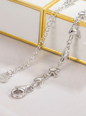 S925纯银可爱小兔子手链女韩版学生手饰ins小众设计生肖生日礼物