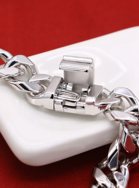 男士朋克风百搭配饰银项链