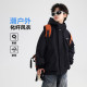 男童秋冬户外防风冲锋衣夹棉外套2025新款青少年儿童防水运动棉服