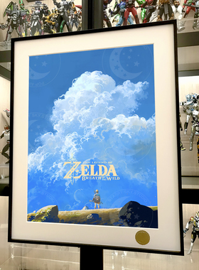星空《旷野之息》塞尔达Link塞尔达传说林克Zelda动漫装饰画