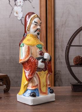 陶瓷山神家居镇宅供奉安家居供奉摆件