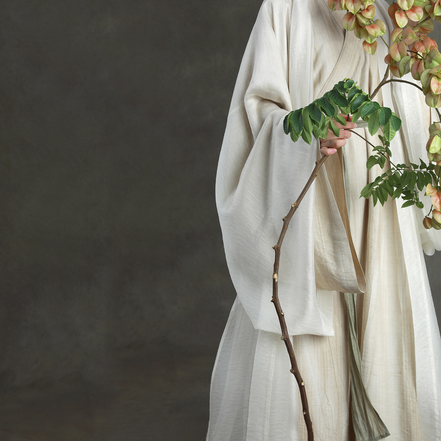 【子后•云山】宋制棉麻布衣风宽袖交领长衫褙子春夏三件套汉服,淘宝优惠券,粉丝福利购,淘宝优惠卷