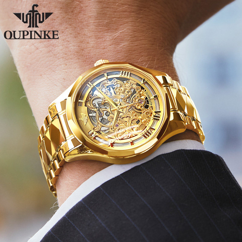 旗舰店瑞士认证正品牌名男士机械表 迪度国产腕表