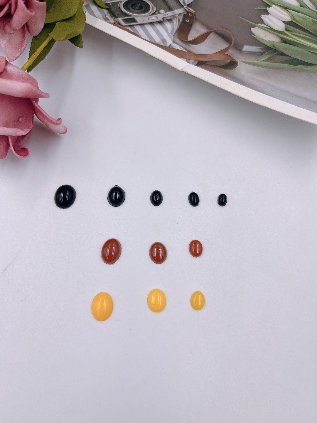 手工diy玩偶椭圆眼睛黑色玩具钩针自制娃娃平底眼睛动物材料包邮,淘宝优惠券,粉丝福利购,淘宝优惠卷