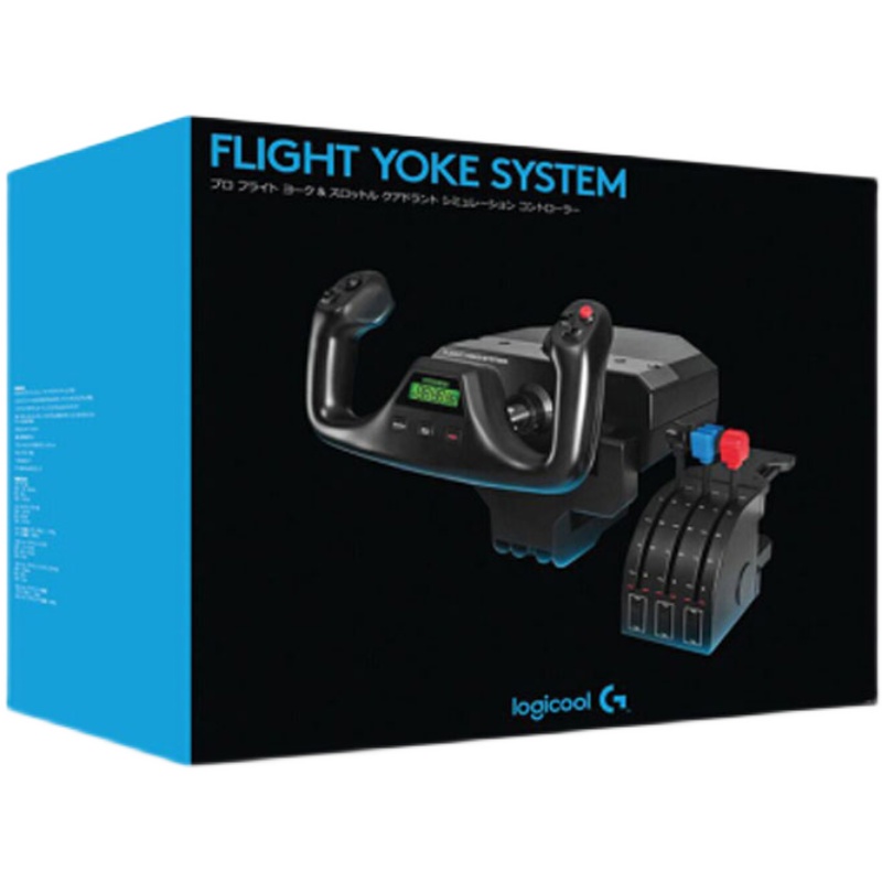 罗技FlightYokeSystem模拟飞行驾驶舱控制器油门弧座民航赛钛Satk-图3