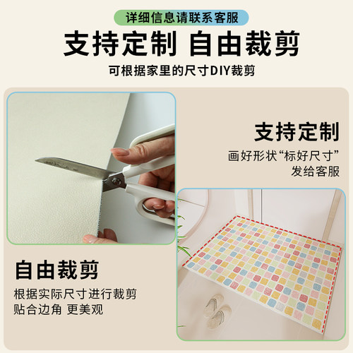 纯色入户门地垫进门大门口门垫家用防滑脚垫可擦免洗皮革地毯pvc - 图2