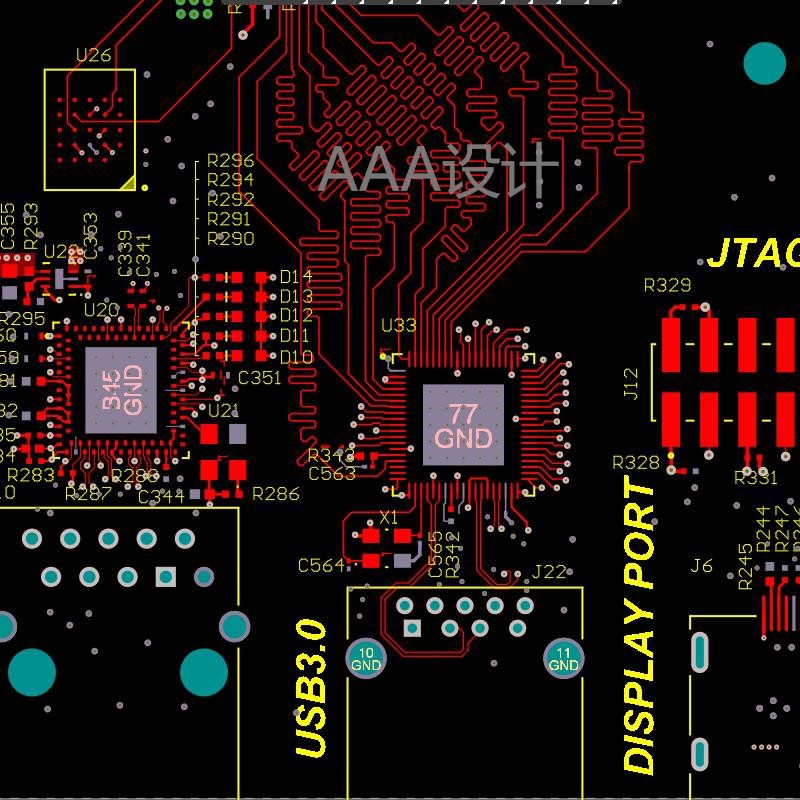PCB设计/外包代画/AD23 layout/PCB画板/高速电路布线8层16层板6_虎窝淘