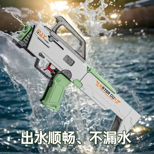 公文包折叠水枪FMG9连发冲锋枪模具大容量夏季海边打水仗戏水神器 - 图0