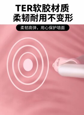 萌猪猪硅胶门碰门把手防撞垫静音墙面防碰撞橡胶免打孔门后防撞