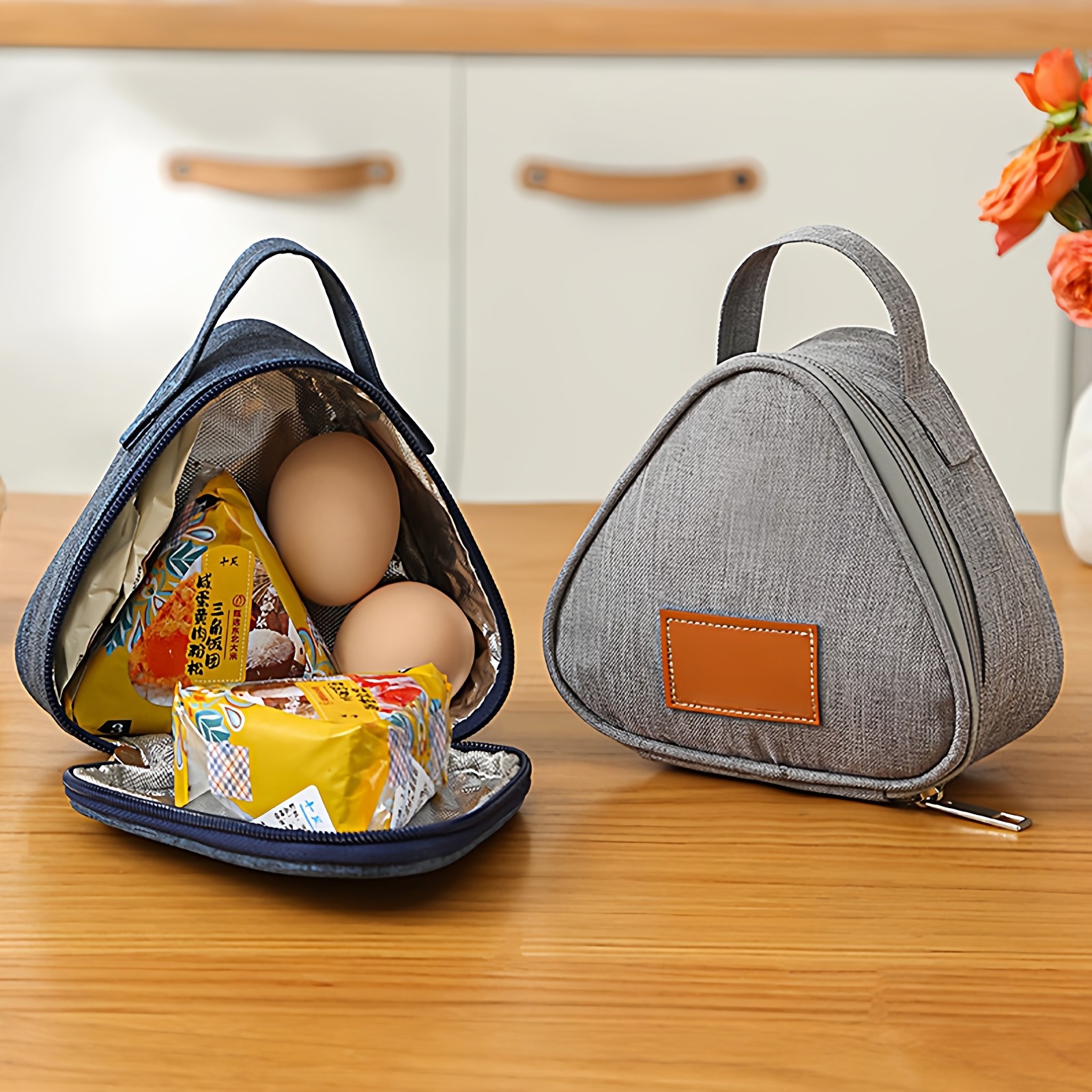 早餐保温袋小号便携铝箔饭盒袋手提儿童上班手拎保鲜三角包保冷袋,淘宝优惠券,粉丝福利购,淘宝优惠卷