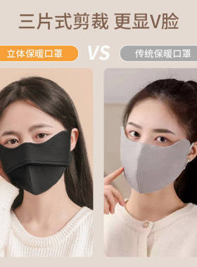 秋冬保暖口罩骑行防风防寒面罩