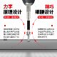Impact-resistant, anti-slip cross bits, strong magnetism and high hardness