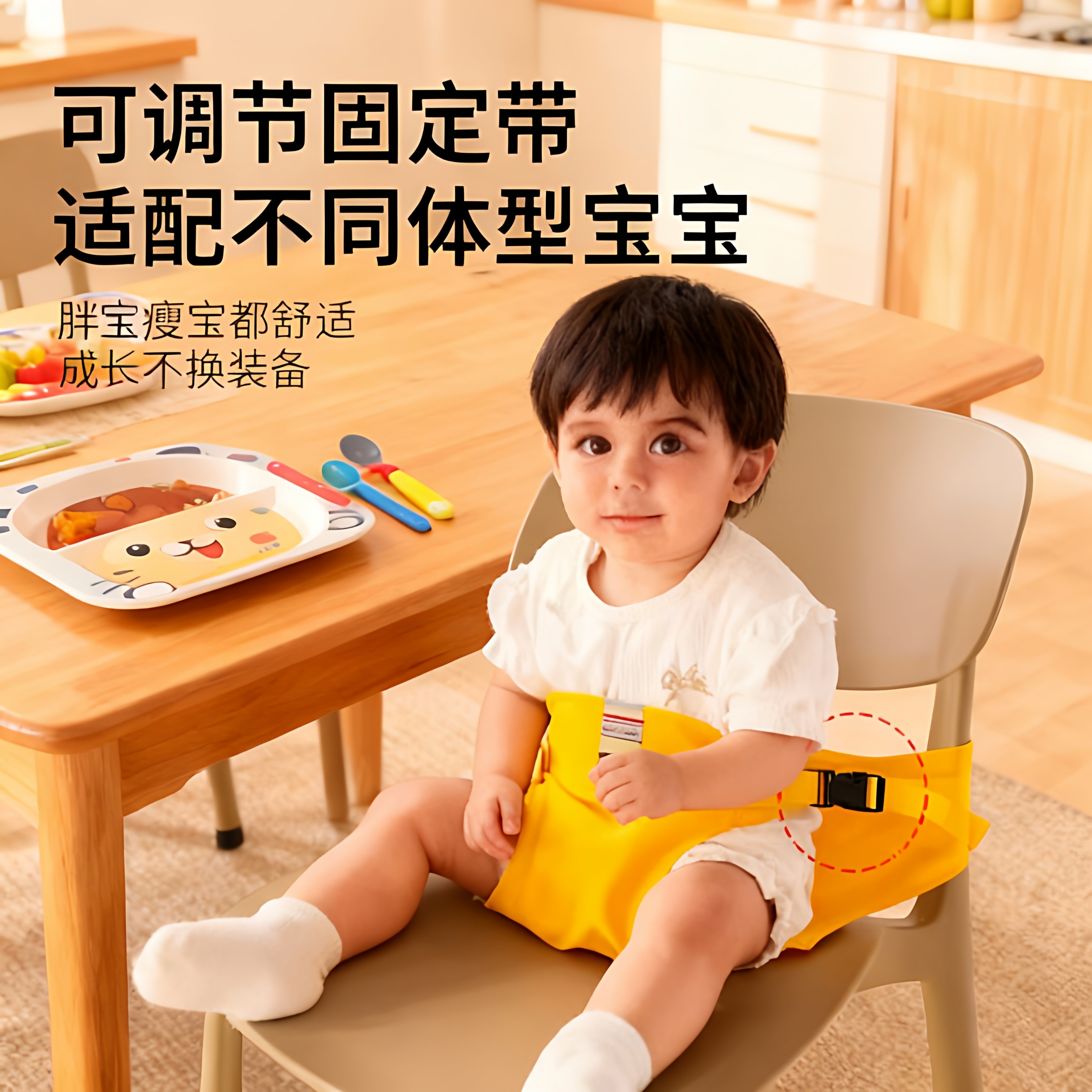 宝宝餐椅带便携式儿童通用固定带外出椅子绑带婴儿吃饭座椅安全带,淘宝优惠券,粉丝福利购,淘宝优惠卷