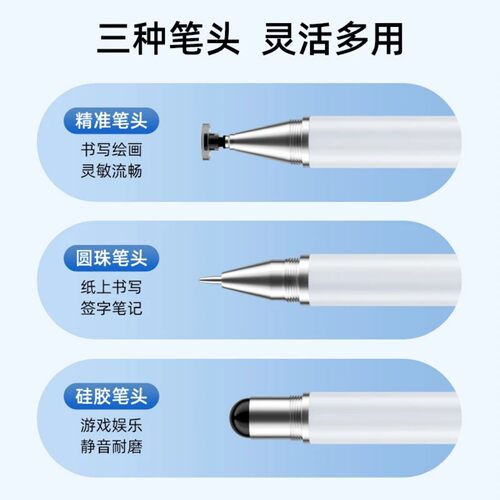 新款触屏电容笔手机平板适用触控笔绘画手写笔修图剪辑适用 - 图0