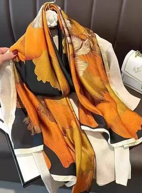 杭州丝绸四季通用女士百搭丝巾