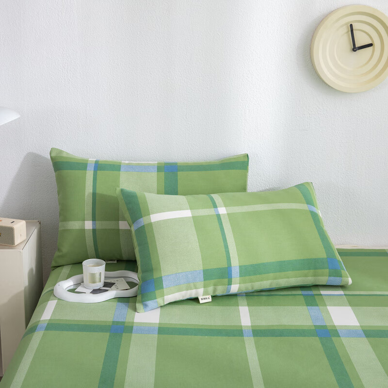 Old coarse cloth bed sheet, single quilt