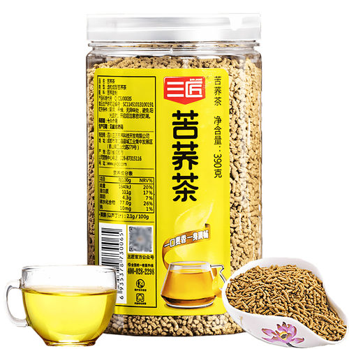 拍2发3三匠黄苦荞茶麦香型特原味正品级罐装四川大凉山荞麦茶叶 - 图3