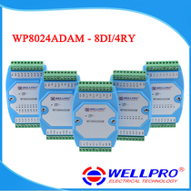 Digital quantity input-output module isolated type 8DI 4RY MODBUS newsletter -WP8024ADAM