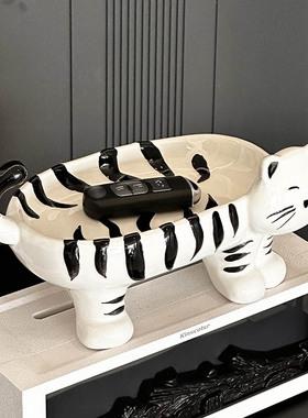 可爱猫咪摆件收纳盒装饰品