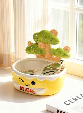 可爱入户门玄关钥匙收纳置物摆件