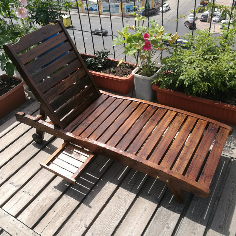 碳化防腐实木海边沙滩椅休闲折叠阳台椅子躺椅午休睡椅家居靠背椅,淘宝优惠券,粉丝福利购,淘宝优惠卷