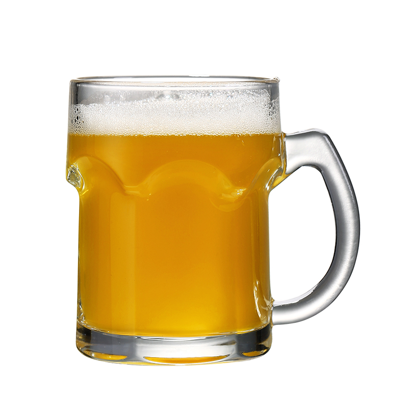带把福佳白精酿啤酒杯大容量扎啤杯商用玻璃水杯冷饮果茶莫吉托杯 - 图3