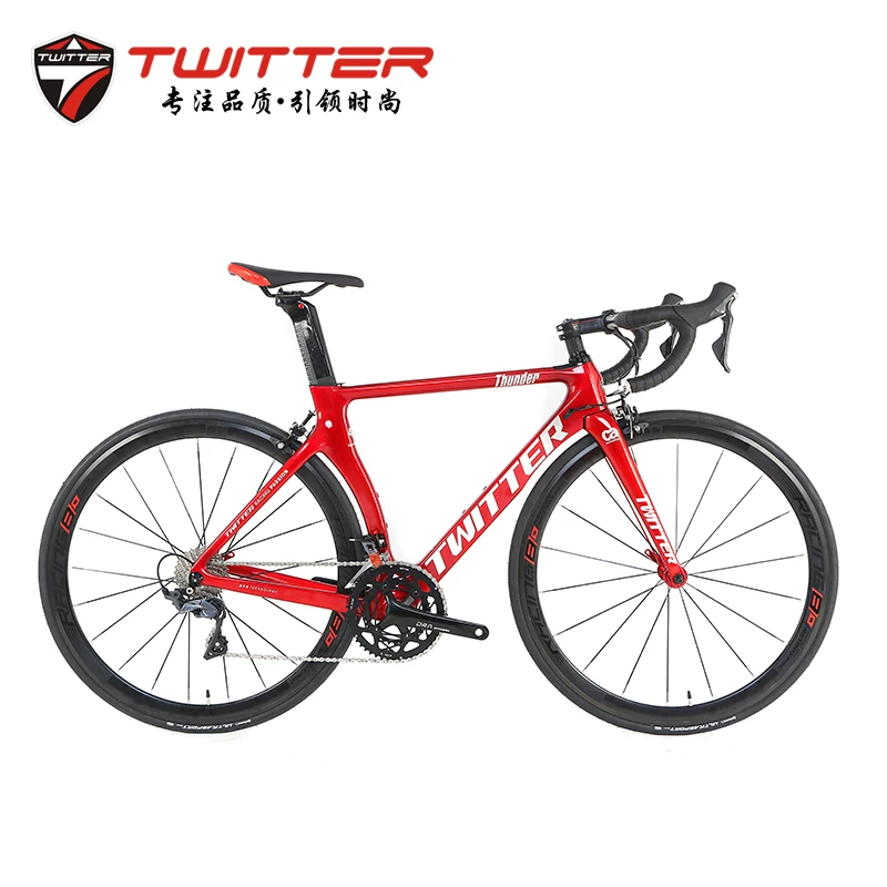 Road bike carbon fibre for men and women, racing car with brake system disc brake, 22 speeds