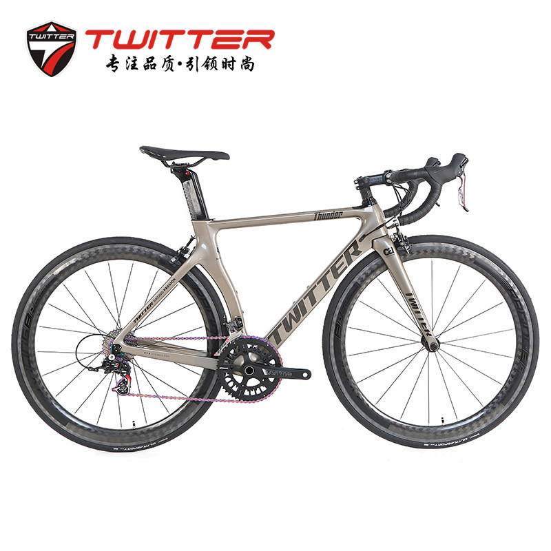 骓特碳纤维22变速男女跑车公路车 菲仕特运动户外公路自行车