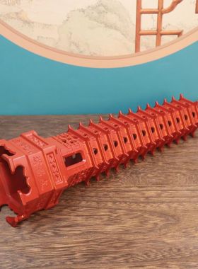 沙金状元塔黄铜13层文昌塔摆件书房挂件书桌男孩女孩学生桌面摆件