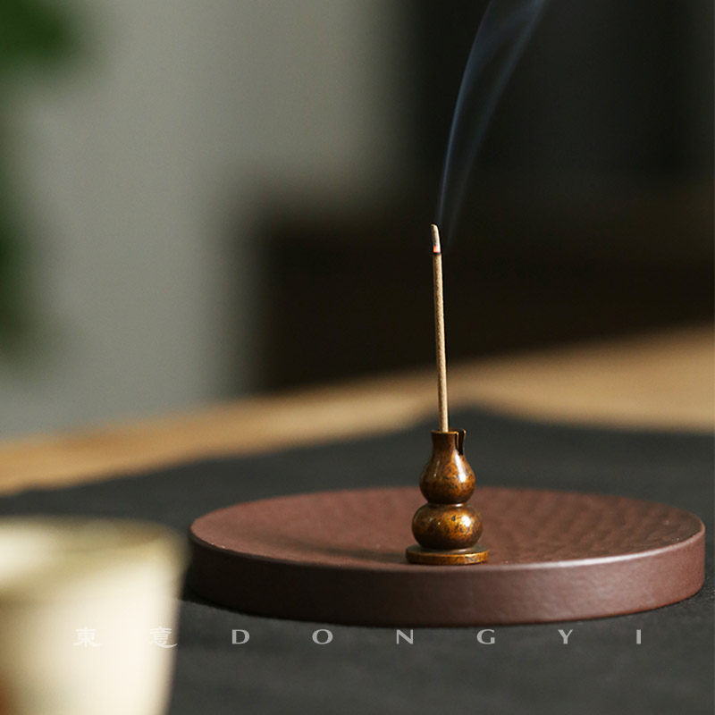 东意文房 中式铜九孔香插线香香座香立底座创意家用简单特色香炉,淘宝优惠券,粉丝福利购,淘宝优惠卷