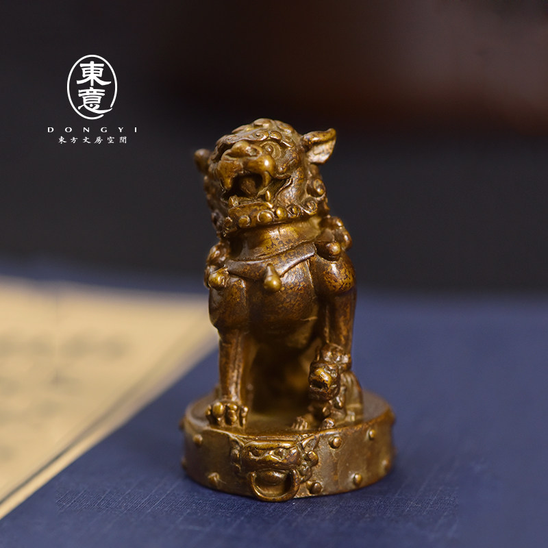 コーフル 龍置物，古銅製，鎮宅，辟邪，緣起物，重約1300克
