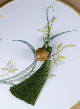 禅木匠檀木平安果香囊吊坠