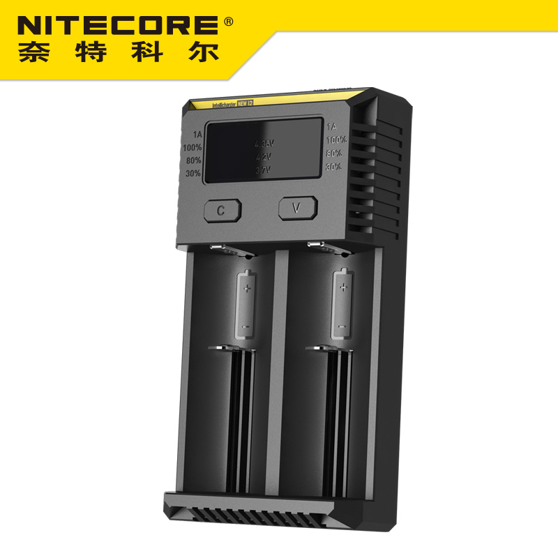 NITECORE奈特科爾NEW i2 鎳氫電池18650多功能相容智慧雙槽充電器