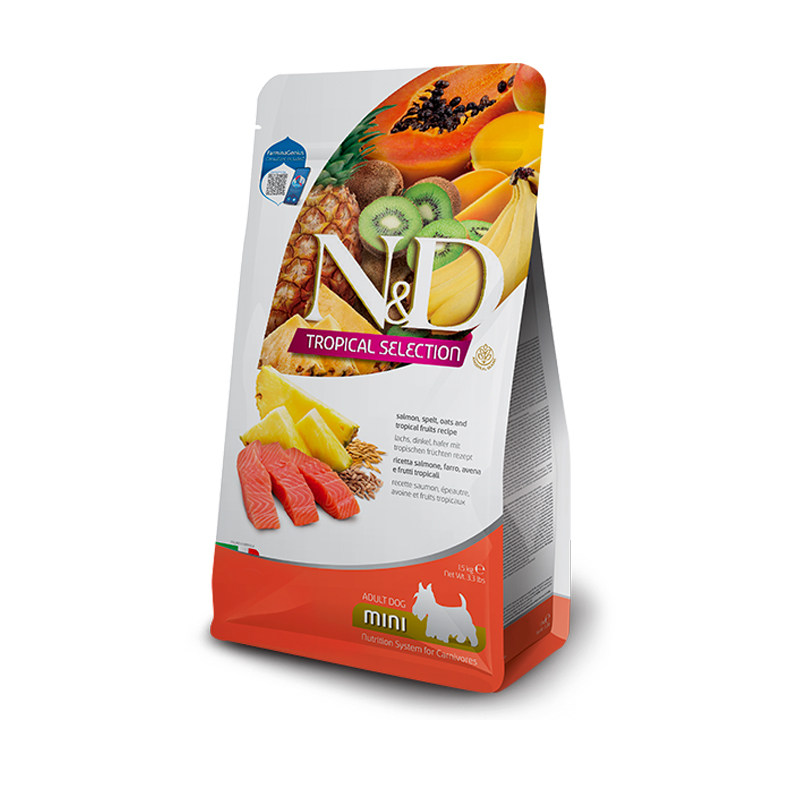 法米娜狗粮5kg意大利进口热带水果小型犬鸡肉三文鱼羊肉成犬幼犬,淘宝优惠券,粉丝福利购,淘宝优惠卷