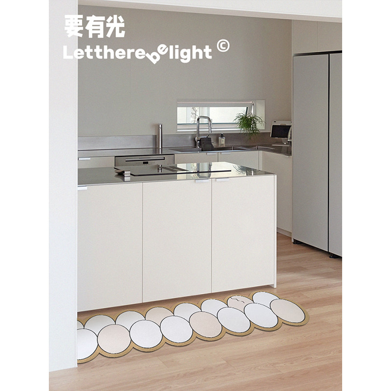 厨房地垫防滑防油免洗好打理地毯可爱蛋仔防水专用吸水耐脏脚垫子,淘宝优惠券,粉丝福利购,淘宝优惠卷