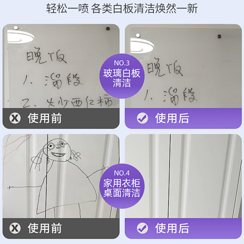 记号笔清除剂油性笔大头马克笔擦除消除液清洁剂神器清洗剂去除剂环保去除简单快速去笔迹多用途去渍剂去污剂-图1