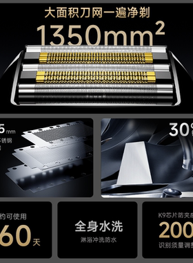 生肖定制旗舰款五刀头合金剃须刀