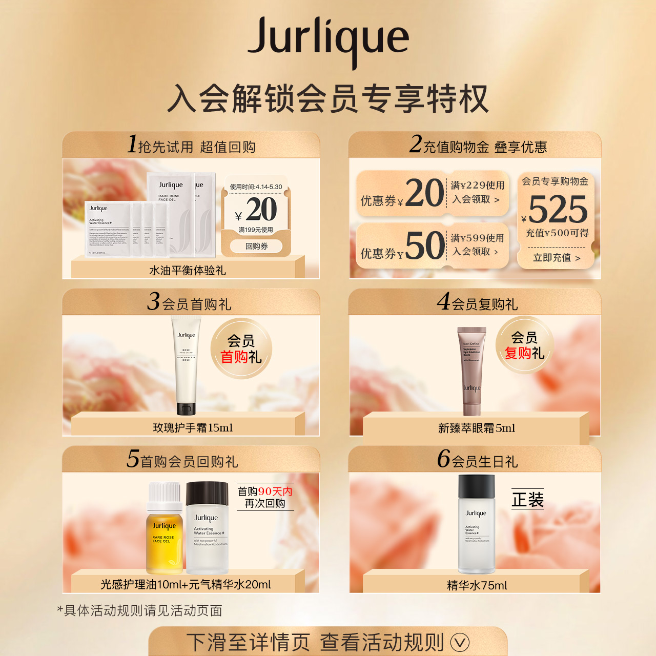 Jurlique/茱莉蔻玫瑰夏季护手霜125ml