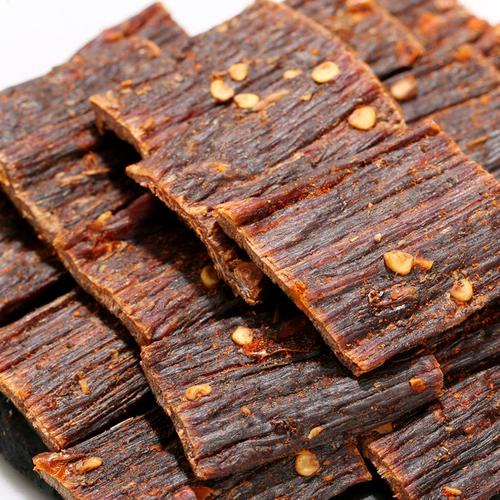 Qisheng Beef Jerky 500G Тибетский воздух с супер супер сухой рукой разрывы говядина говядина пряные пряные пряные пряные закуски специальные продукты