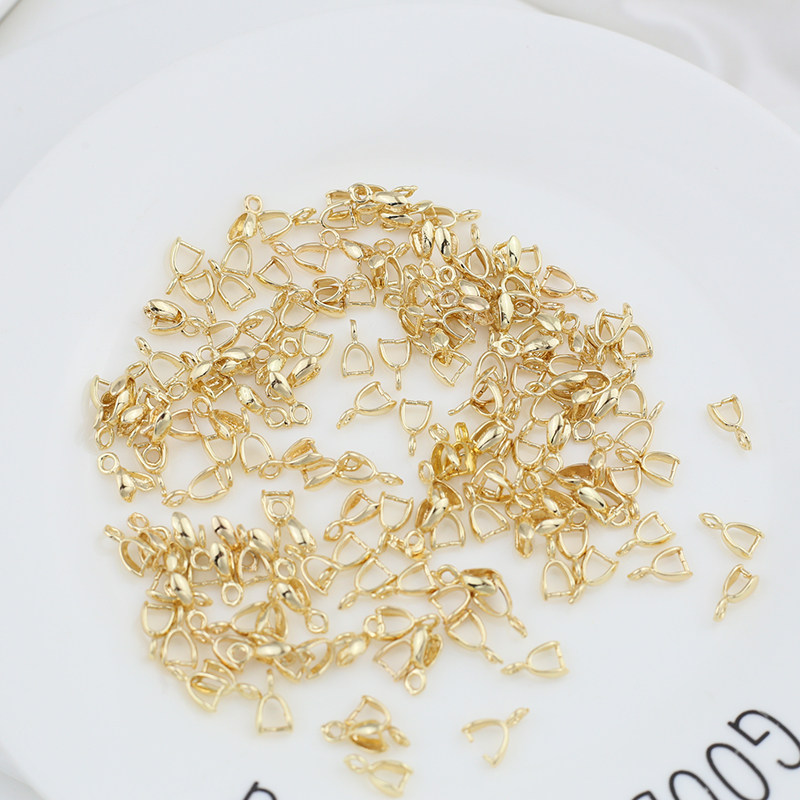 18k保色纯铜瓜子扣夹珠扣头爪子扣吊坠手链diy饰品自制项链配饰,淘宝优惠券,粉丝福利购,淘宝优惠卷