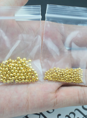 小金珠散珠子转运珠串珠隔珠项链