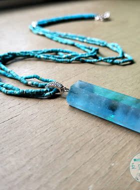 首饰品天然绿松石小米珠海蓝宝